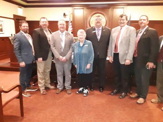 Senators Bayer, Blair, and Patrick with Idaho Sugarbeet Growers